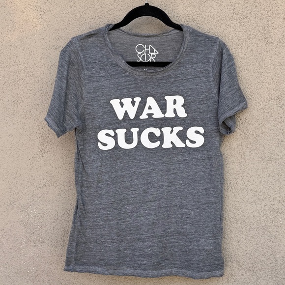 Chaser Tops - Chaser Charcoal Statement Tee
